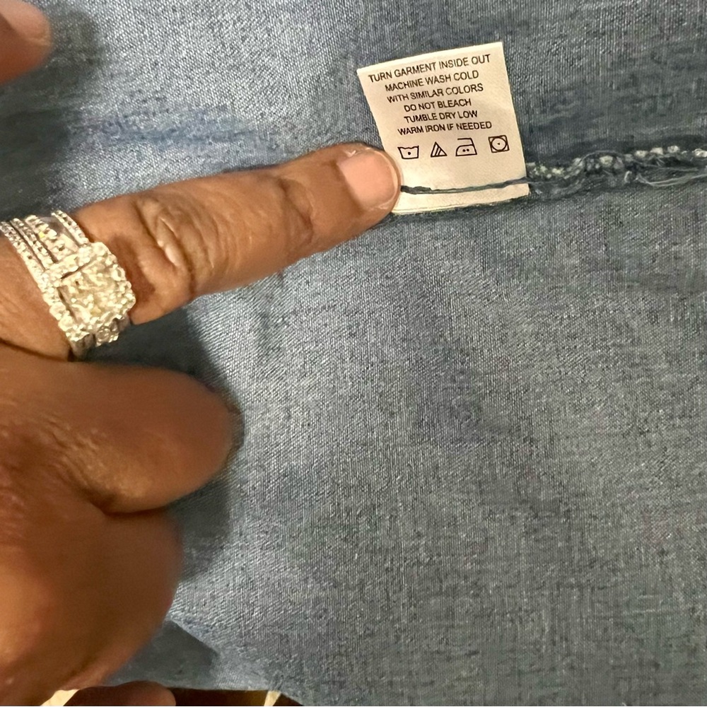 Almost Famous denim top - Picture 10 of 11